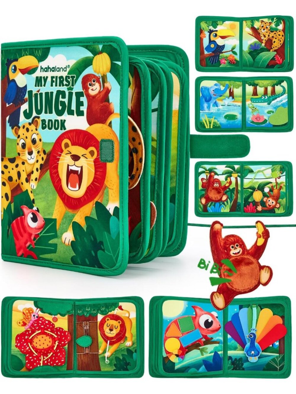 Busy Book for Toddlers 1-3 | Montessori Learning Toys & Gifts for 1 Year Olds